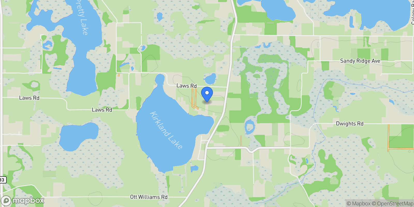 Map showing 9400 Laws Road, Clermont, FL 34714, Clermont, Florida, United States.