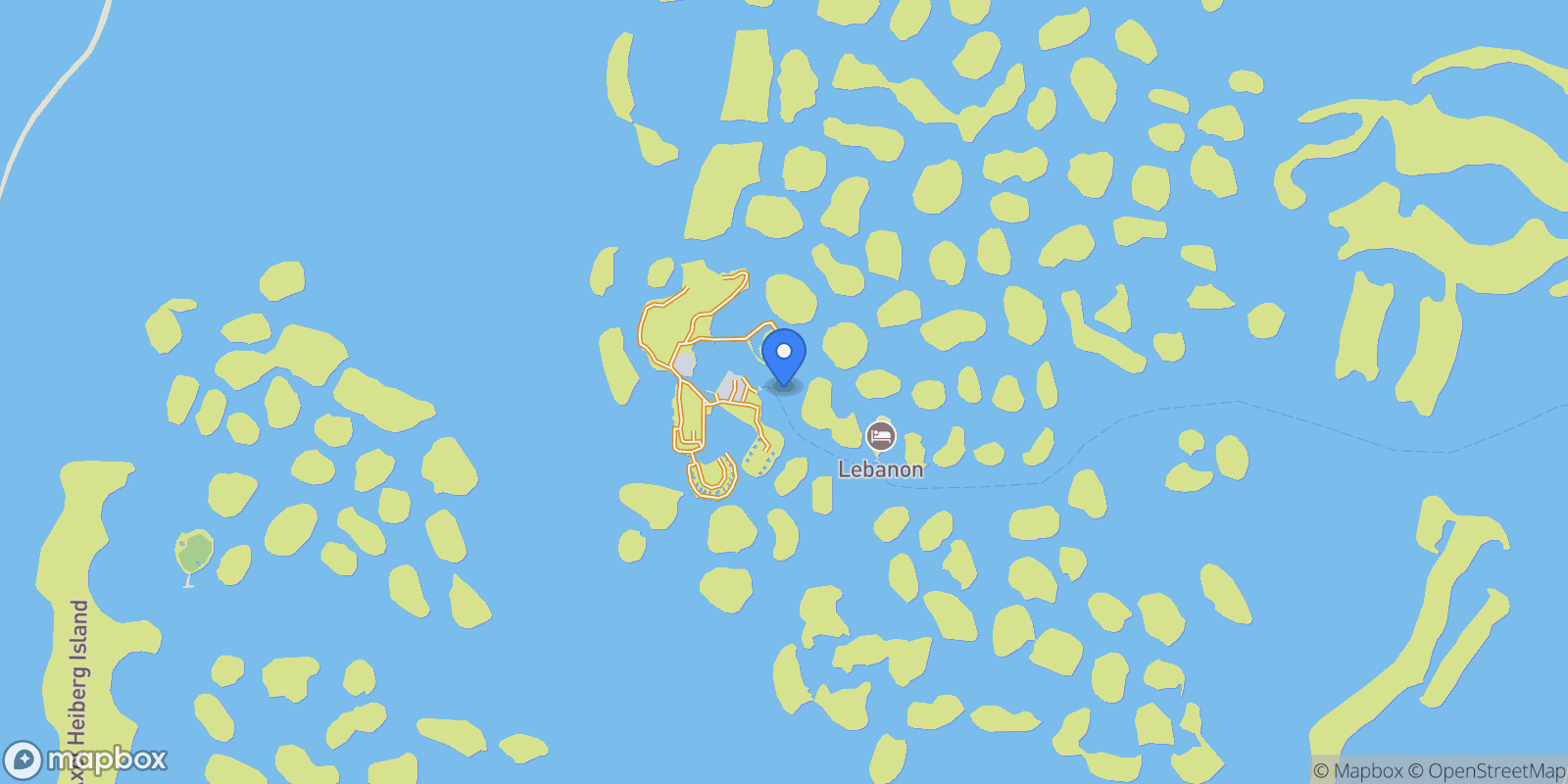 Map showing The World Islands - Dubai - United Arab Emirates, Dubai, Dubai, United Arab Emirates.