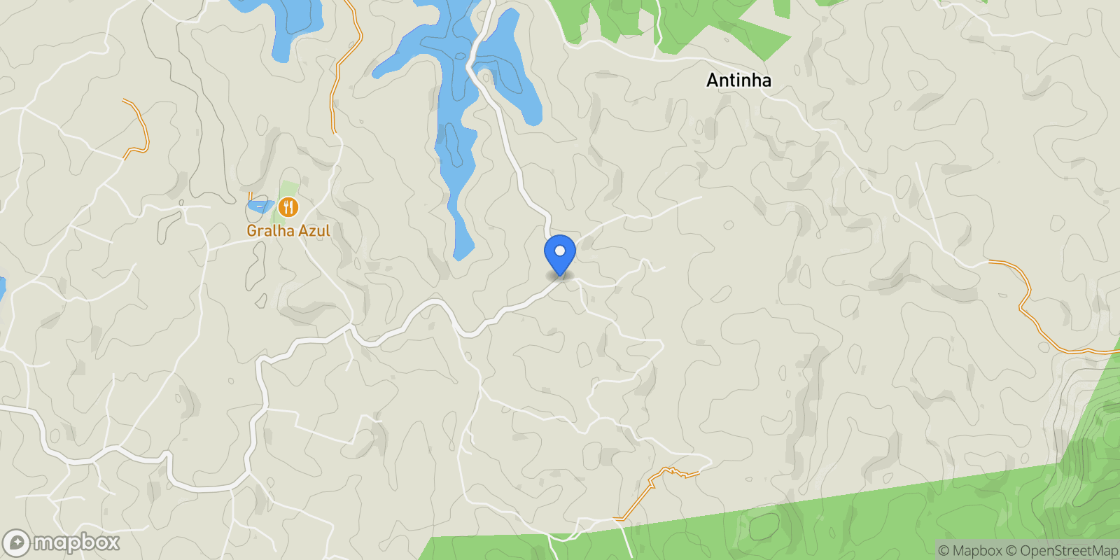 Map showing Ronco, State of Paraná, Brazil.