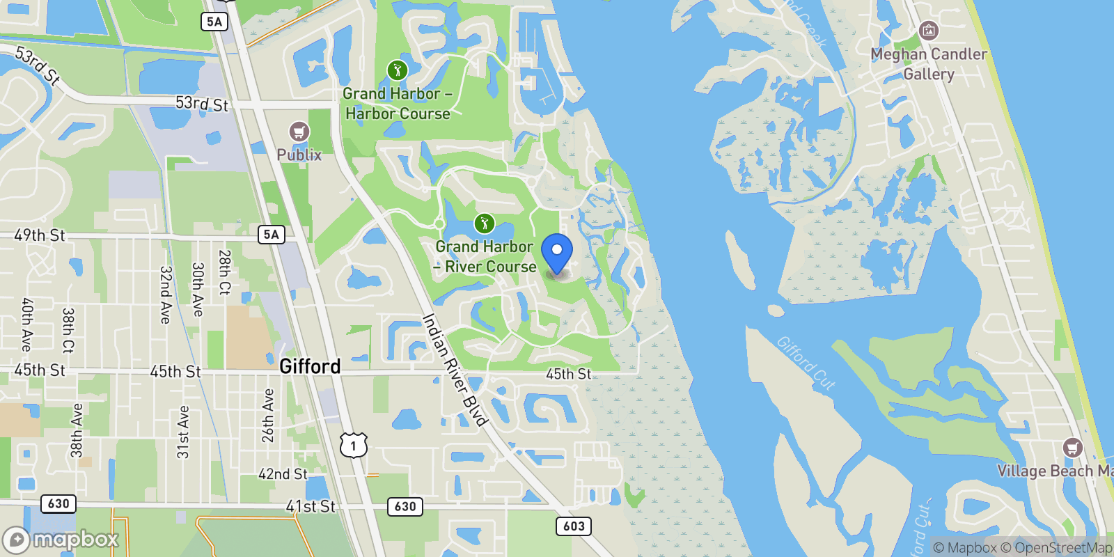 Map showing 4771 Wood Duck Circle, Vero Beach, Florida, United States.