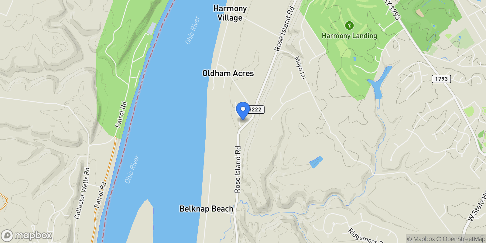 Map showing 14201 Reserve Cove Drive , Prospect, KY 40059, Prospect, Kentucky, United States.