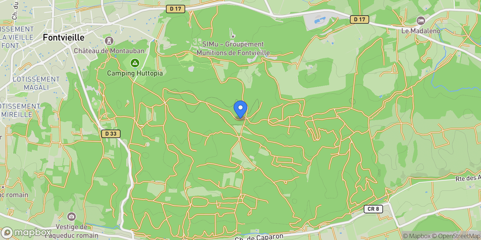 Map showing Saint-Martin-de-Crau, Provence-Alpes-Côte d'Azur, France.