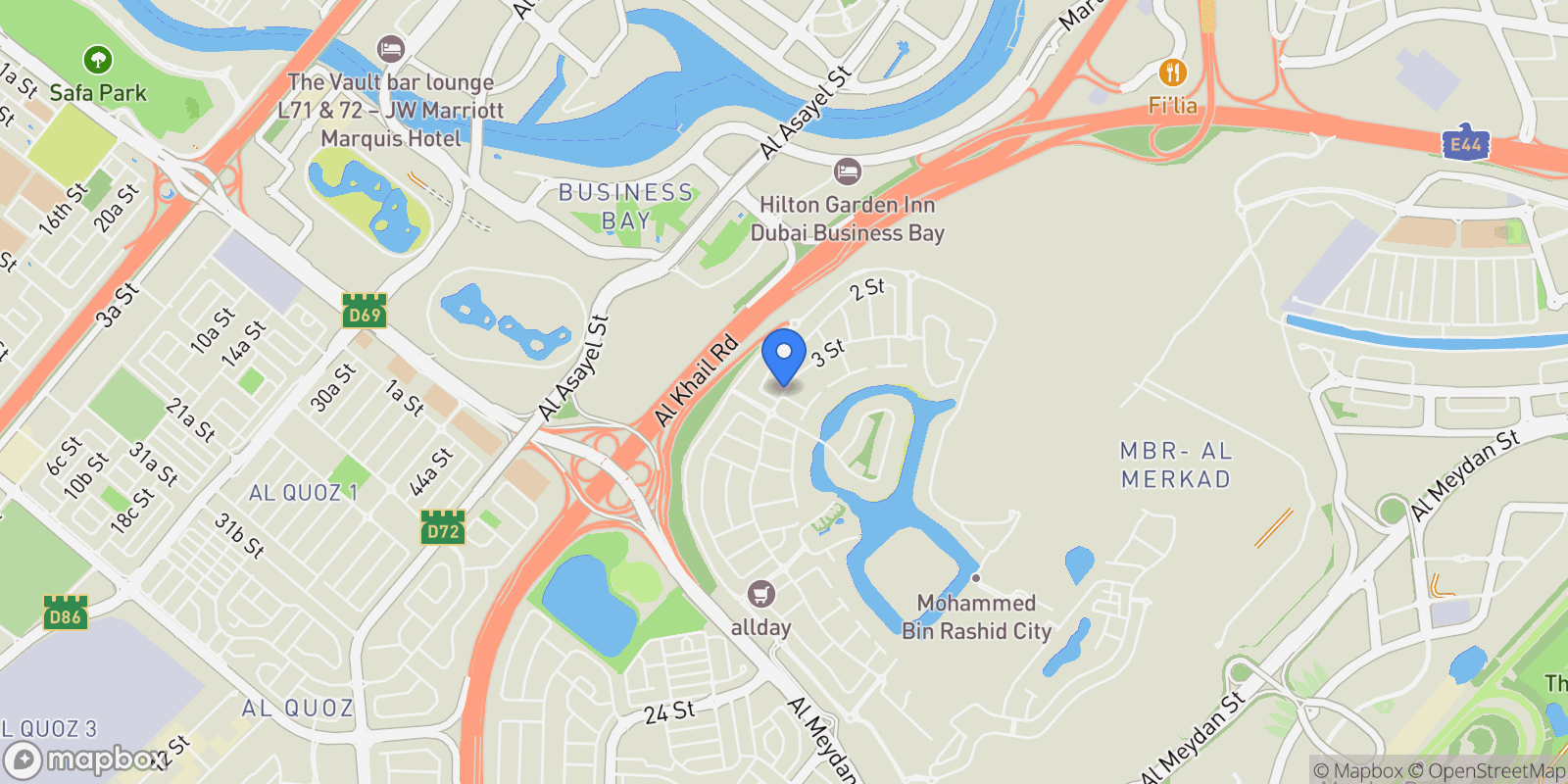 Map showing 57CG+R4W - Dubai - United Arab Emirates, Dubai, Dubai, United Arab Emirates.