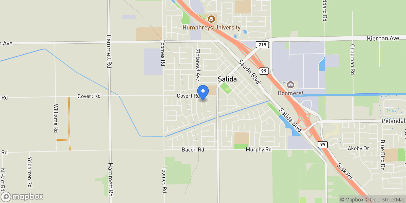 Map showing 4424 Malta Court, Salida, California, United States.