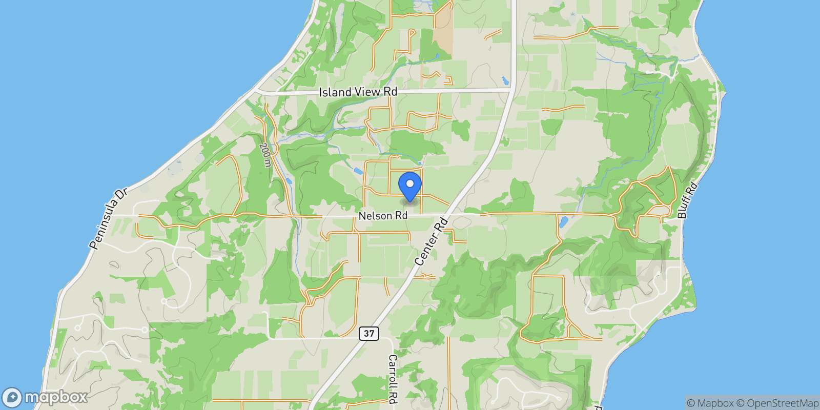 Map showing 2721 Nelson Road, Traverse City, MI 49686, Traverse City, Michigan, United States.