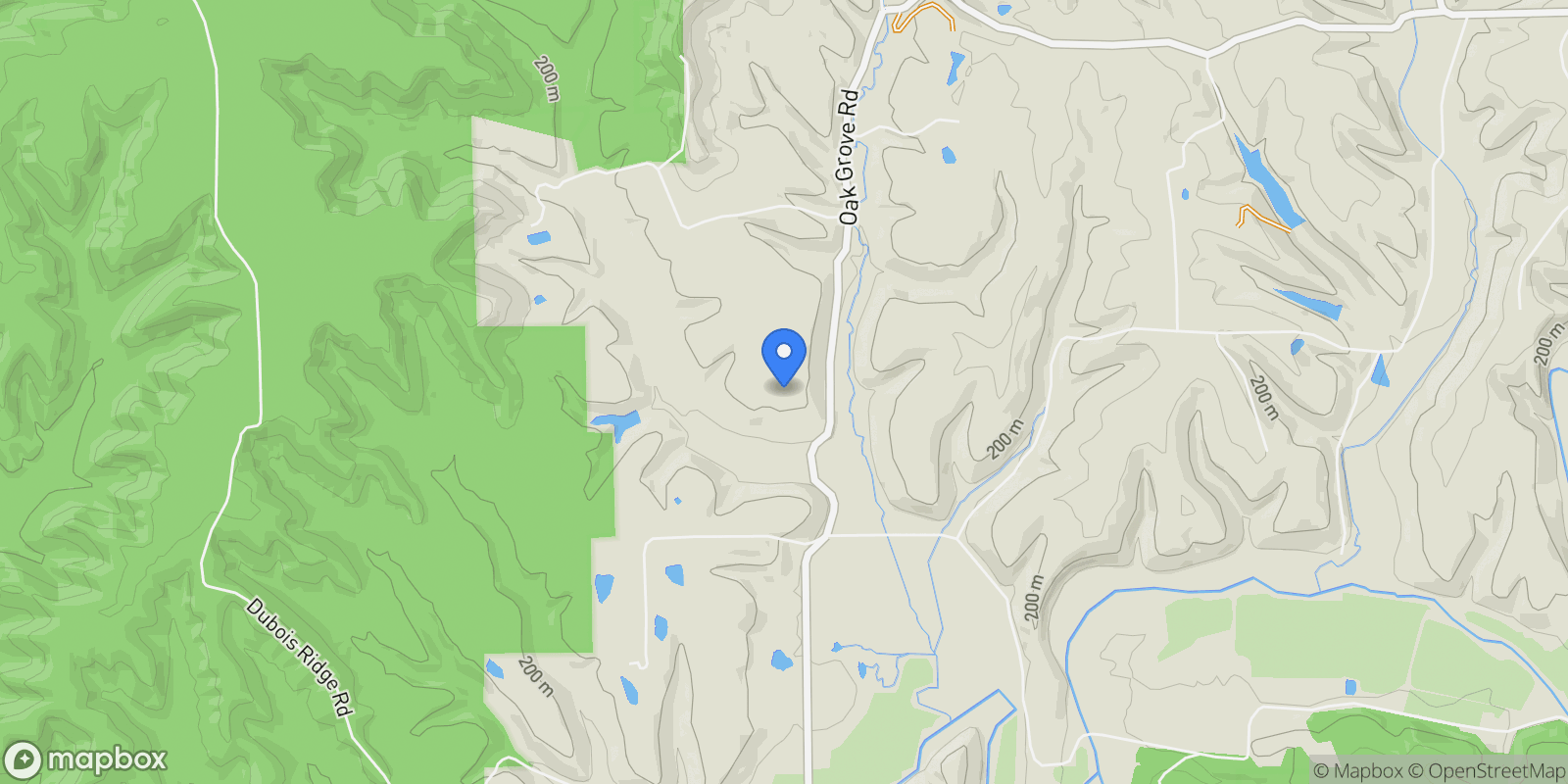 Map showing 486 Oak Grove Road, Nashville, IN 47448, Nashville, Indiana, United States.
