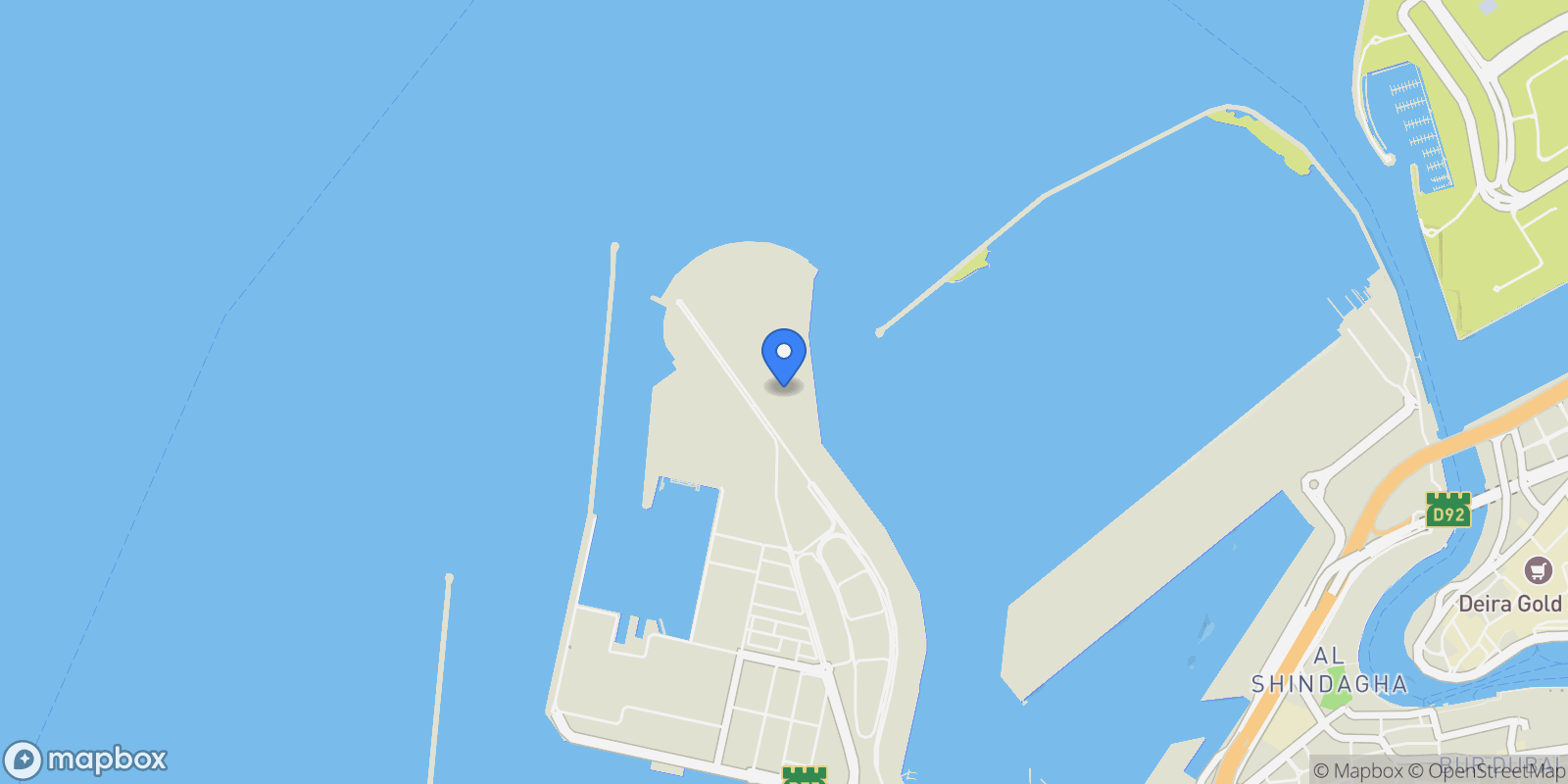 Map showing Soulever by Beyond, Dubai, UNITED ARAB EMIRATES, Dubai, Dubai, United Arab Emirates.
