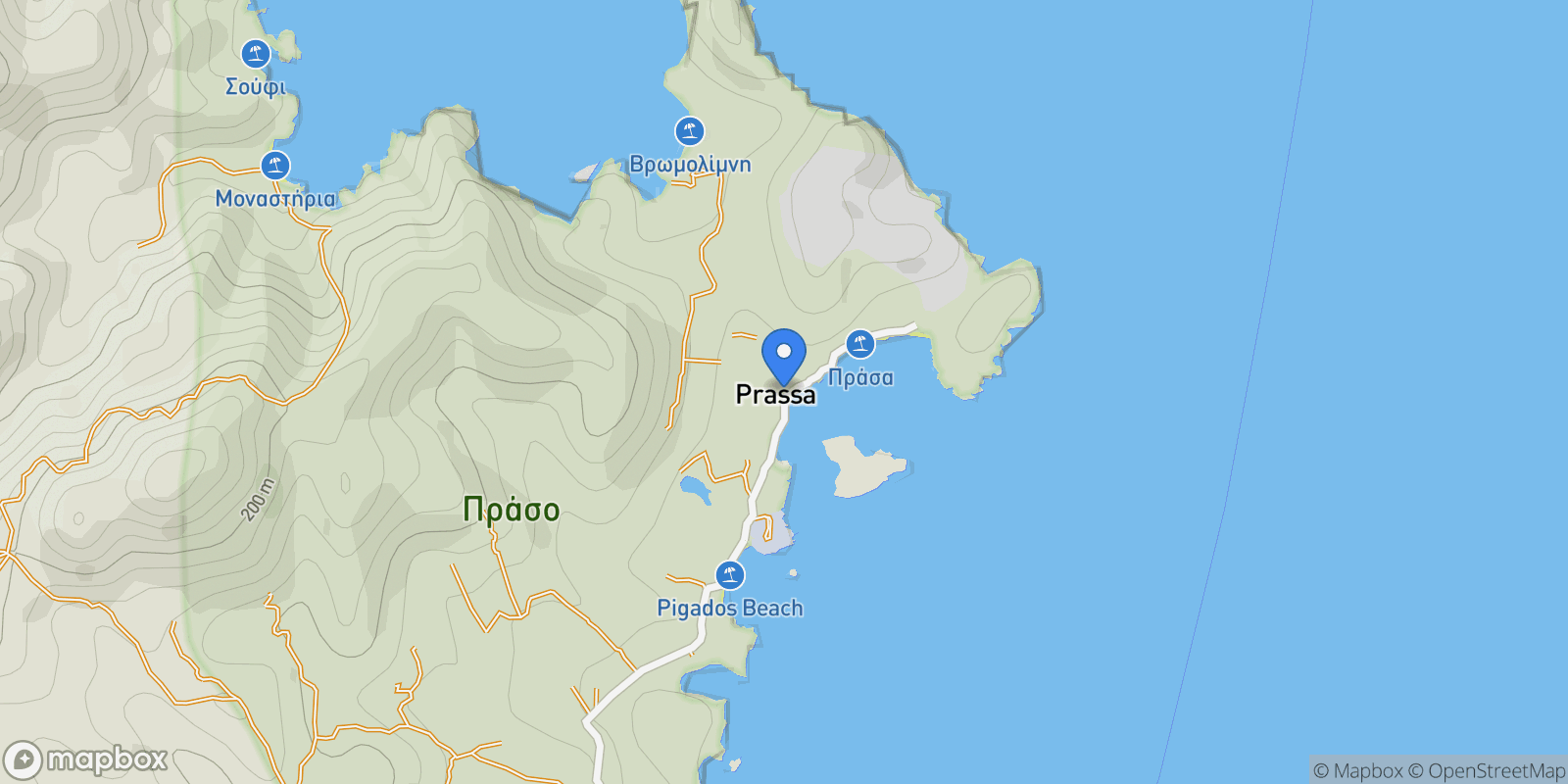 Map showing Kimolos, Aegean, Greece.