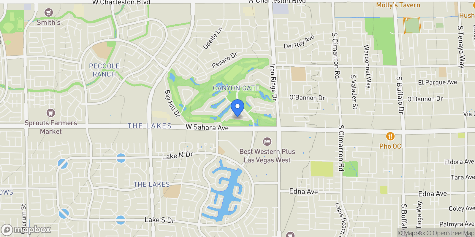 Map showing 8733 Double Eagle Drive, Las Vegas, Nevada, United States.