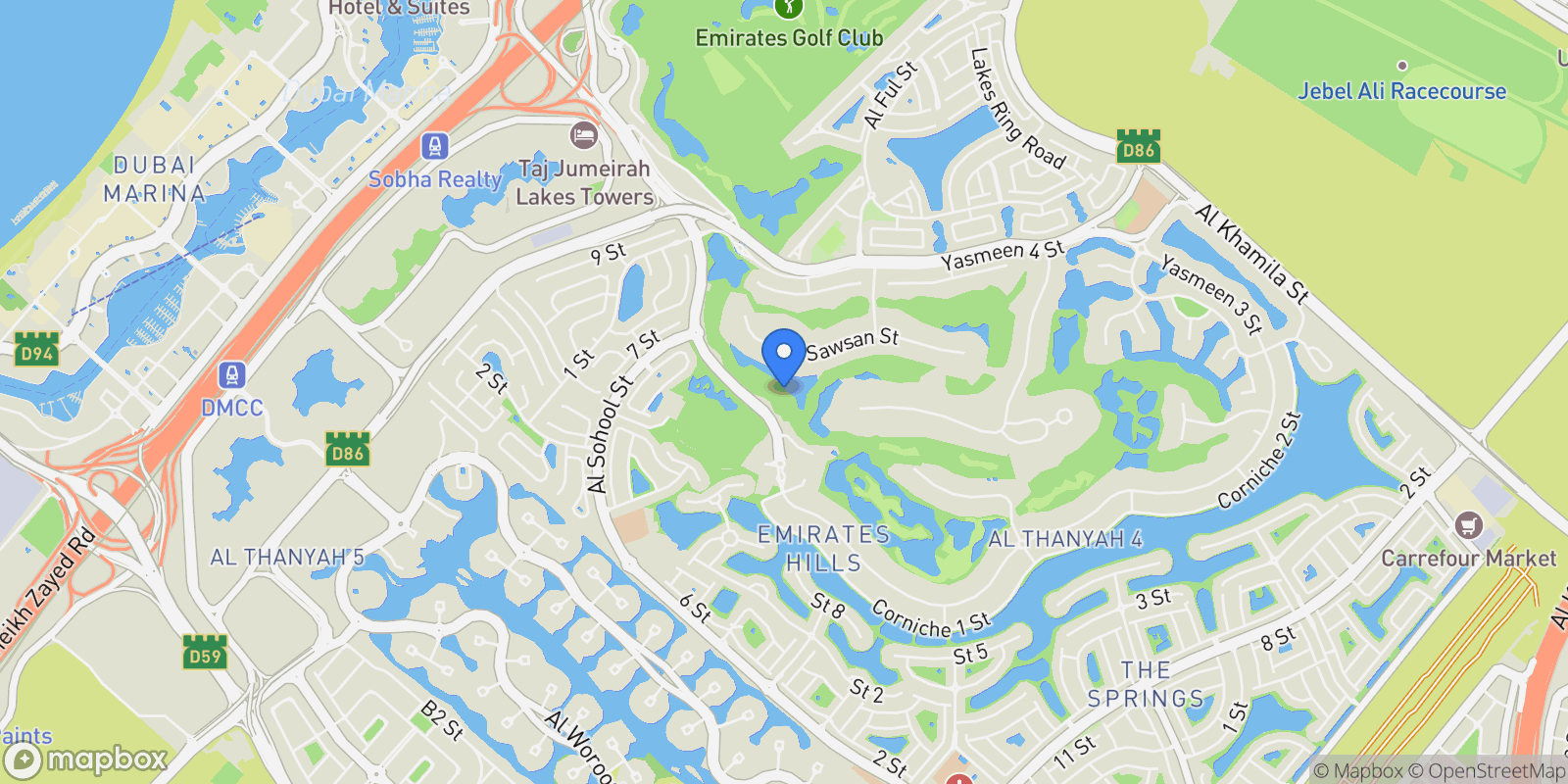 Map showing Dubai, Dubai, United Arab Emirates.