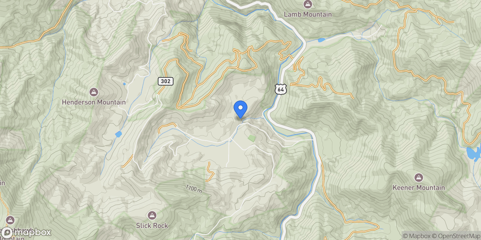 Map showing 685 Gold Mine Road, Highlands, NC 28741, Highlands, North Carolina, United States.