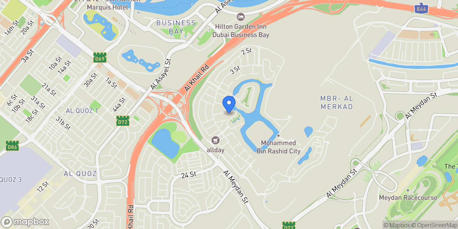 Map showing 579G+2G - Dubai - United Arab Emirates, Dubai, Dubai, United Arab Emirates.