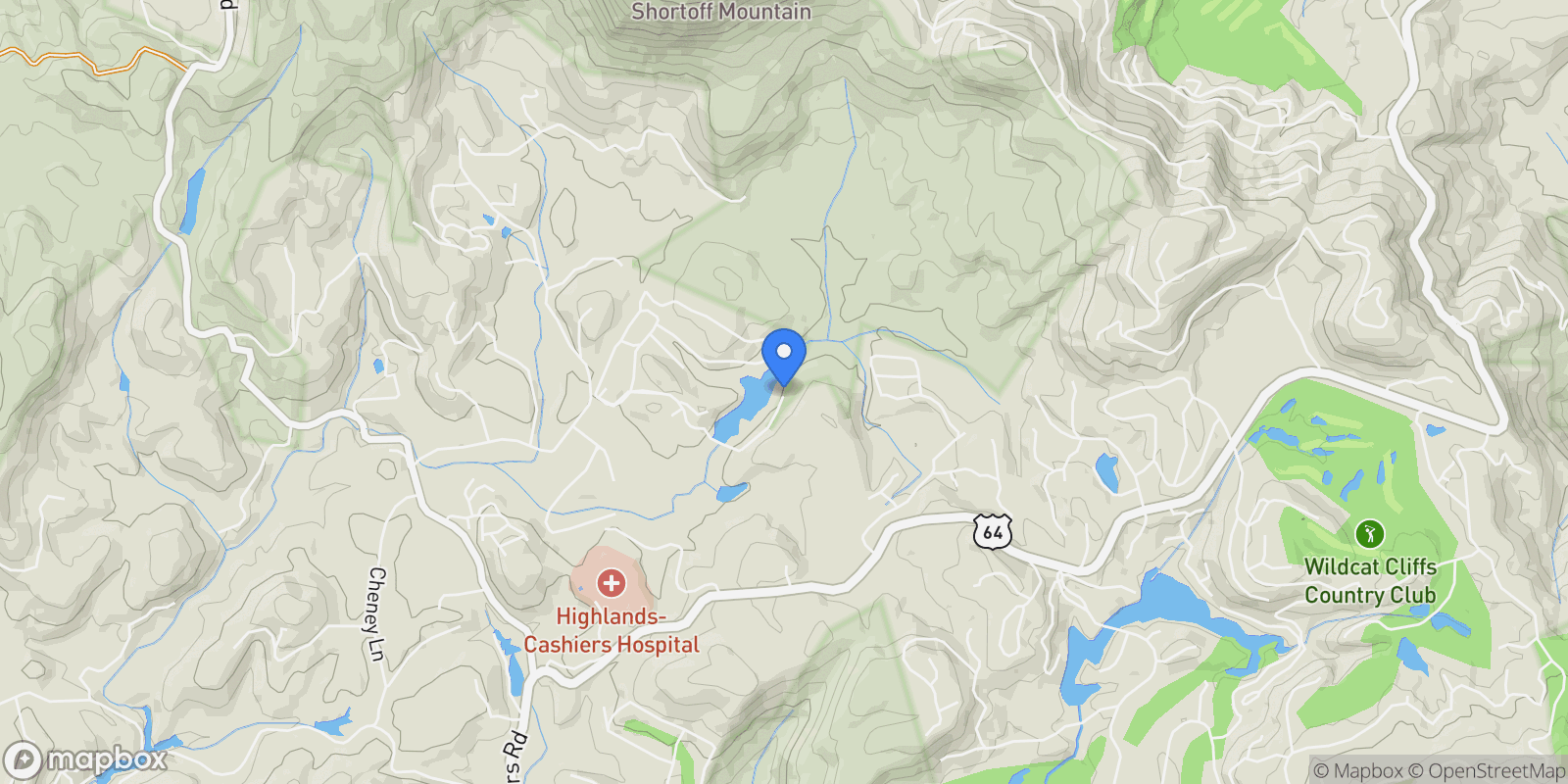 Map showing 150 Old Logging Trail, Highlands, NC 28741, Highlands, North Carolina, United States.