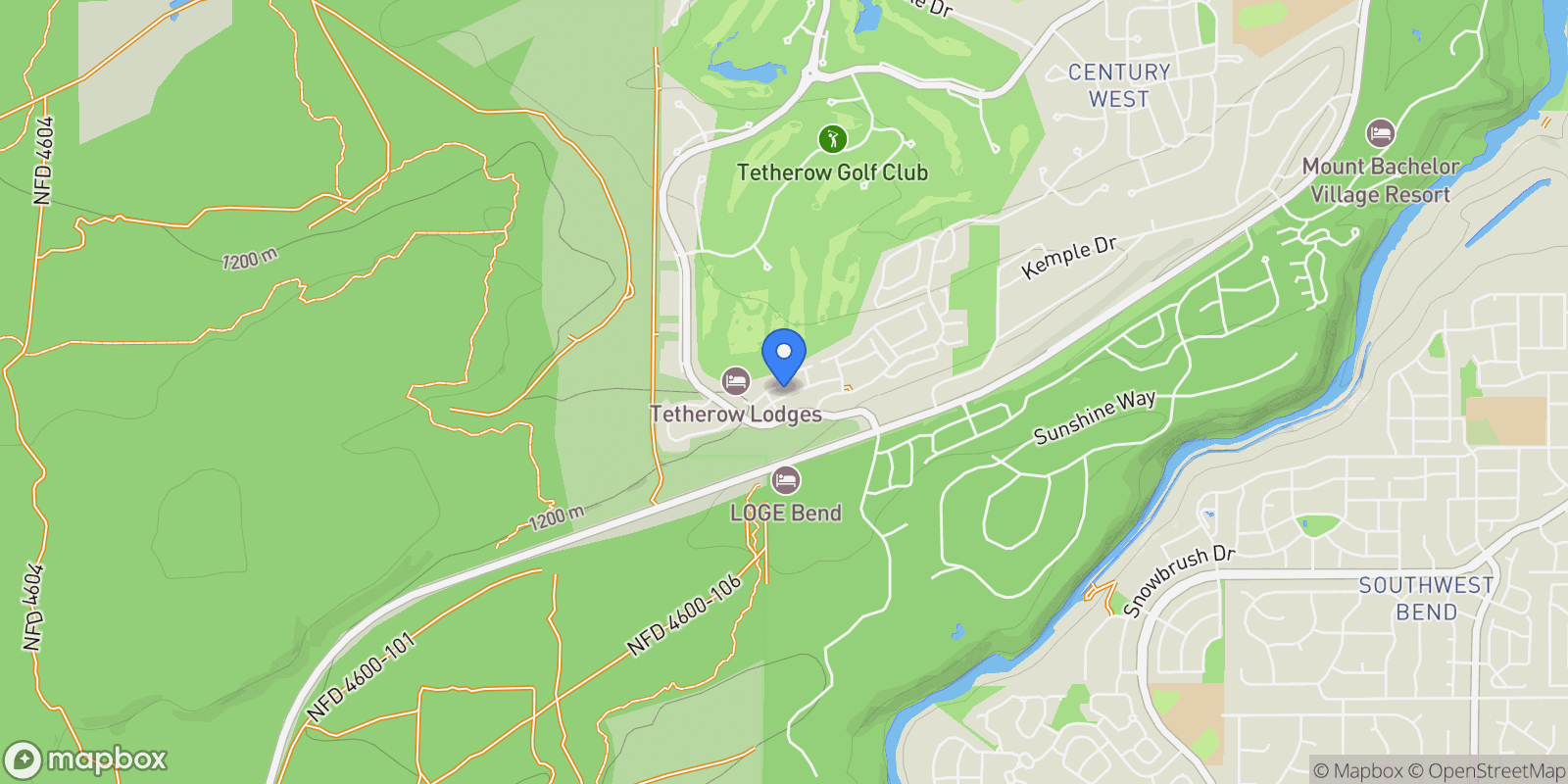 Map showing 19224 Solomon Drive, Bend, Oregon, United States.
