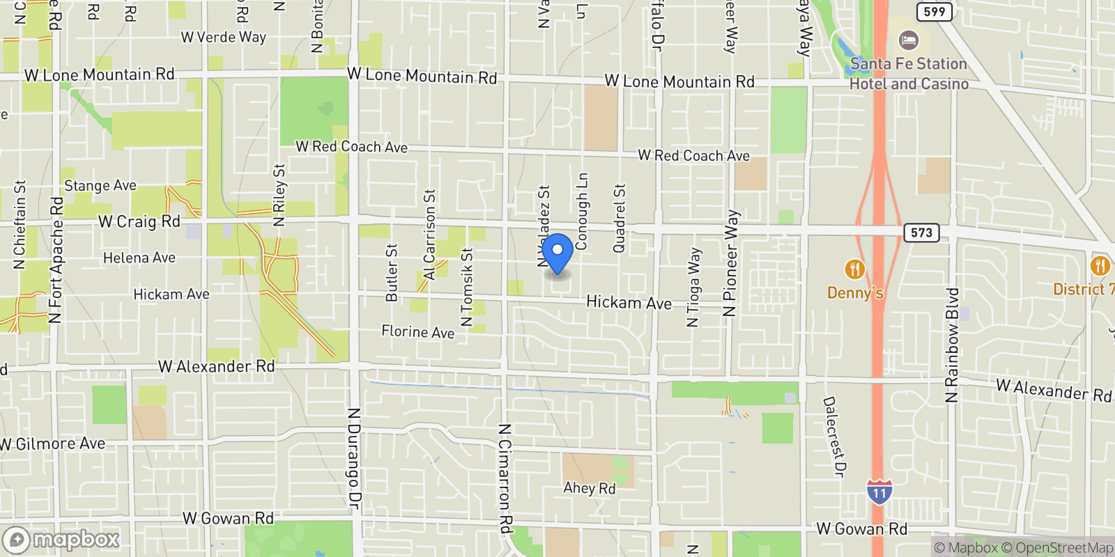 Map showing 4260 Helena Cove Court, Las Vegas, Nevada, United States.