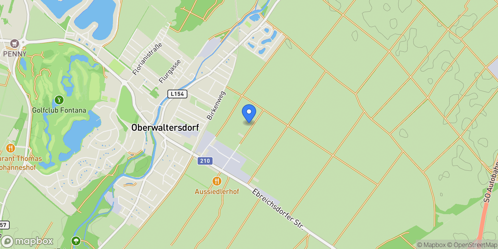 Map showing Oberwaltersdorf, Lower Austria, Austria.