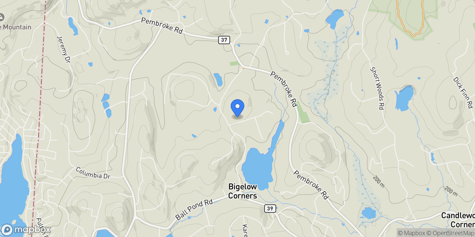 Map showing 1 Joe-ls Drive, New Fairfield, CT 06812, New Fairfield, Connecticut, United States.