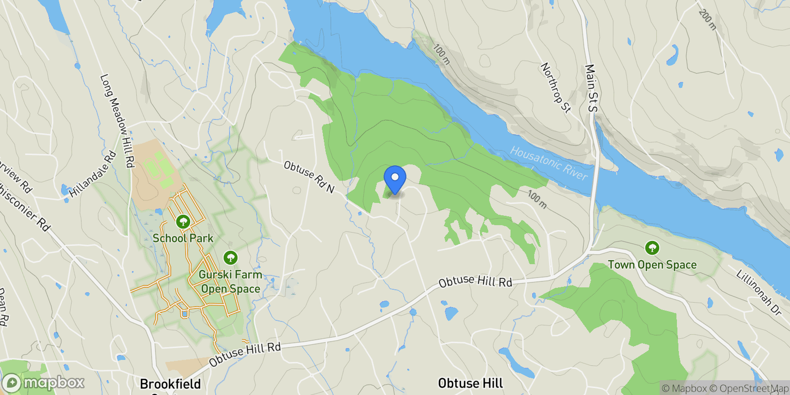 Map showing 6 Lyndenwood Drive, Brookfield, CT 06804, Brookfield, Connecticut, United States.