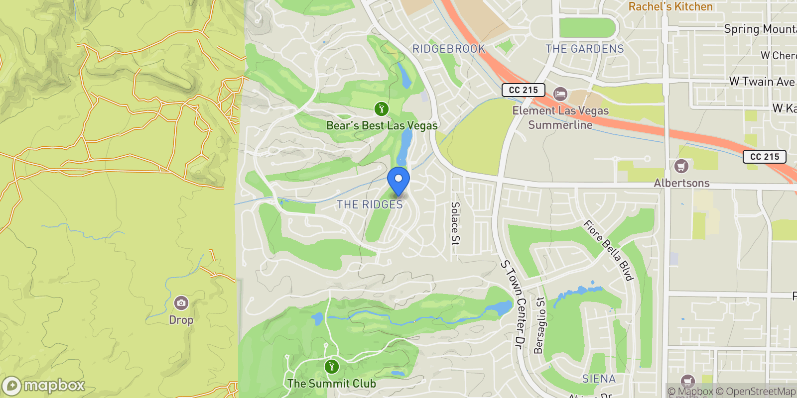 Map showing 11280 Granite Ridge Drive 1056, Las Vegas, Nevada, United States.