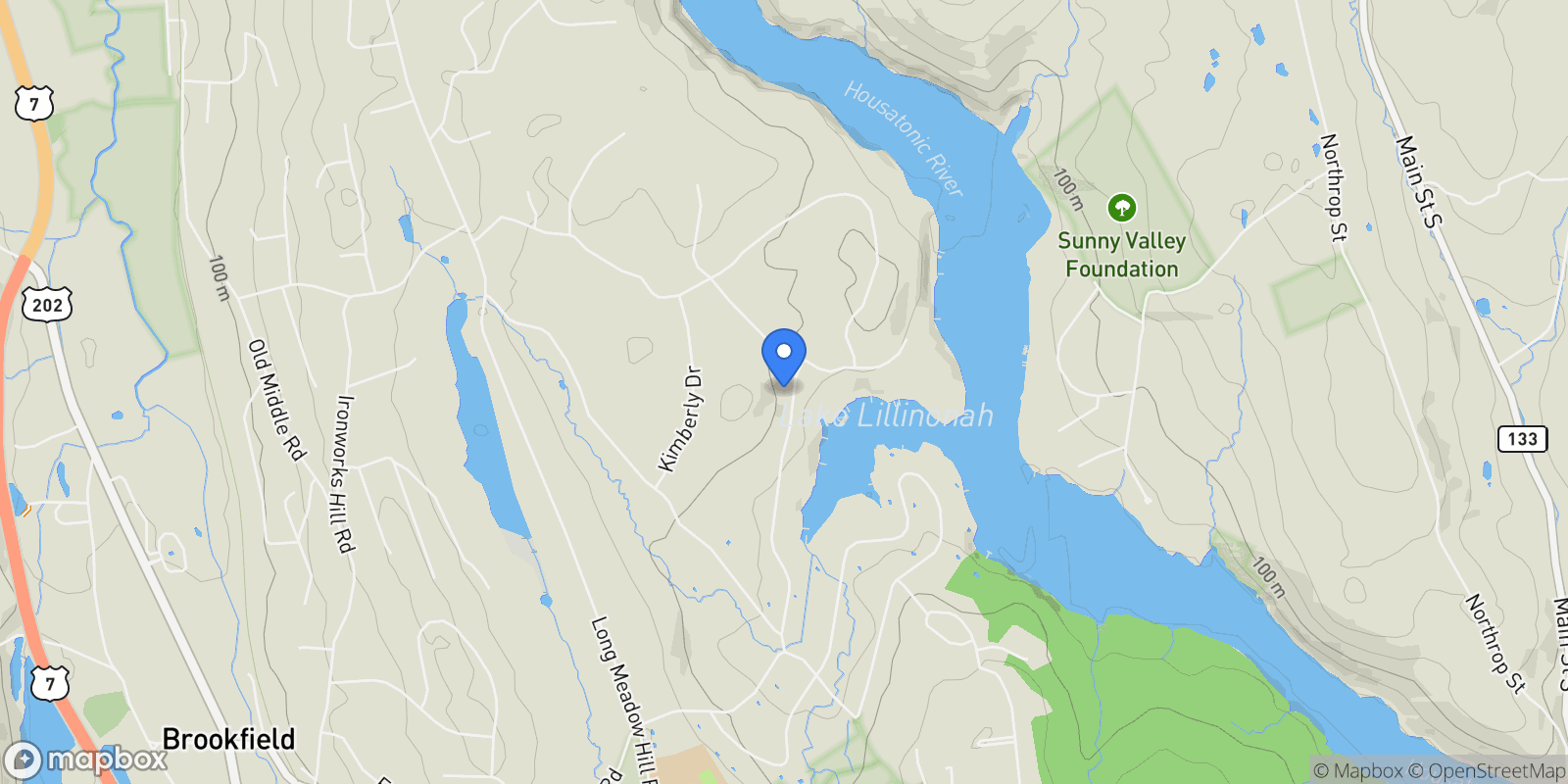 Map showing 26 Cove Road, Brookfield, CT 06804, Brookfield, Connecticut, United States.