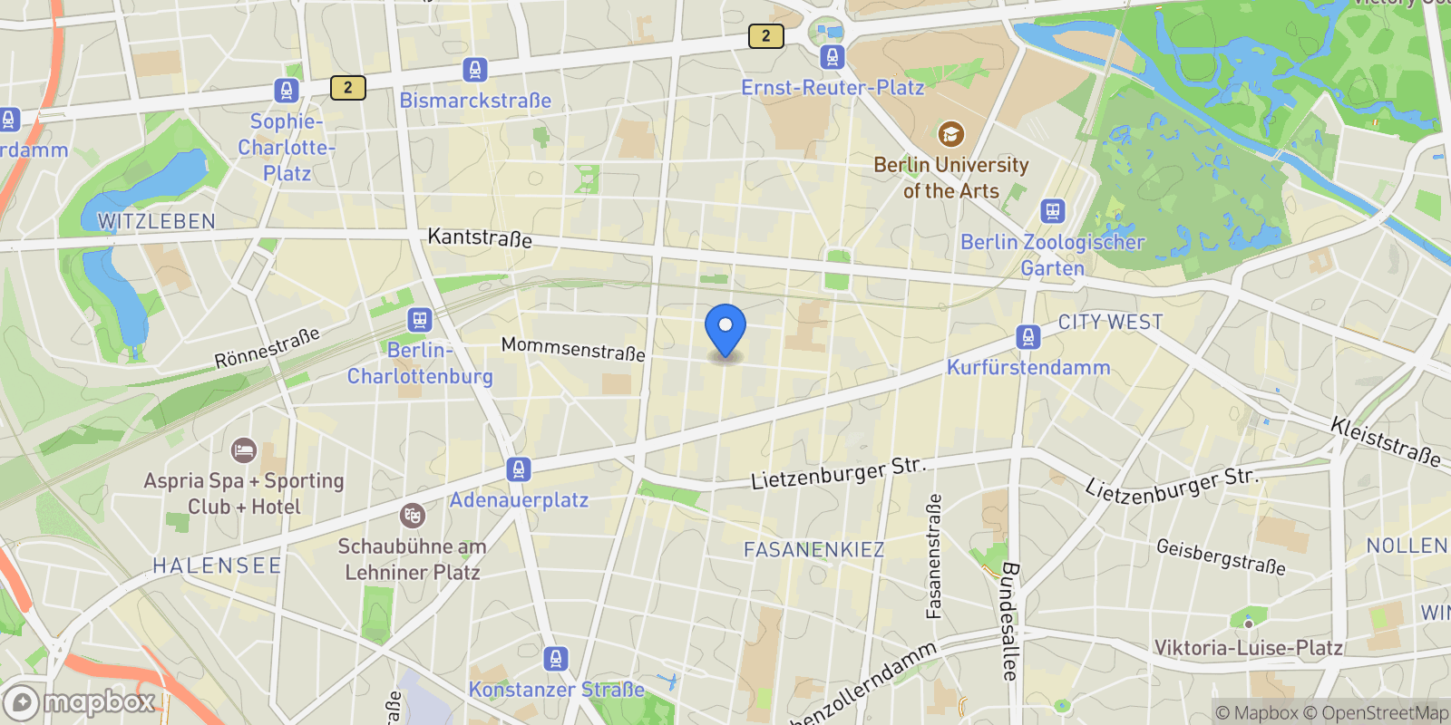 Map showing Schlüterstraße, 10629 Berlin-Bezirk Charlottenburg-Wilmersdorf, Germany, Berlin, Berlin, Germany.