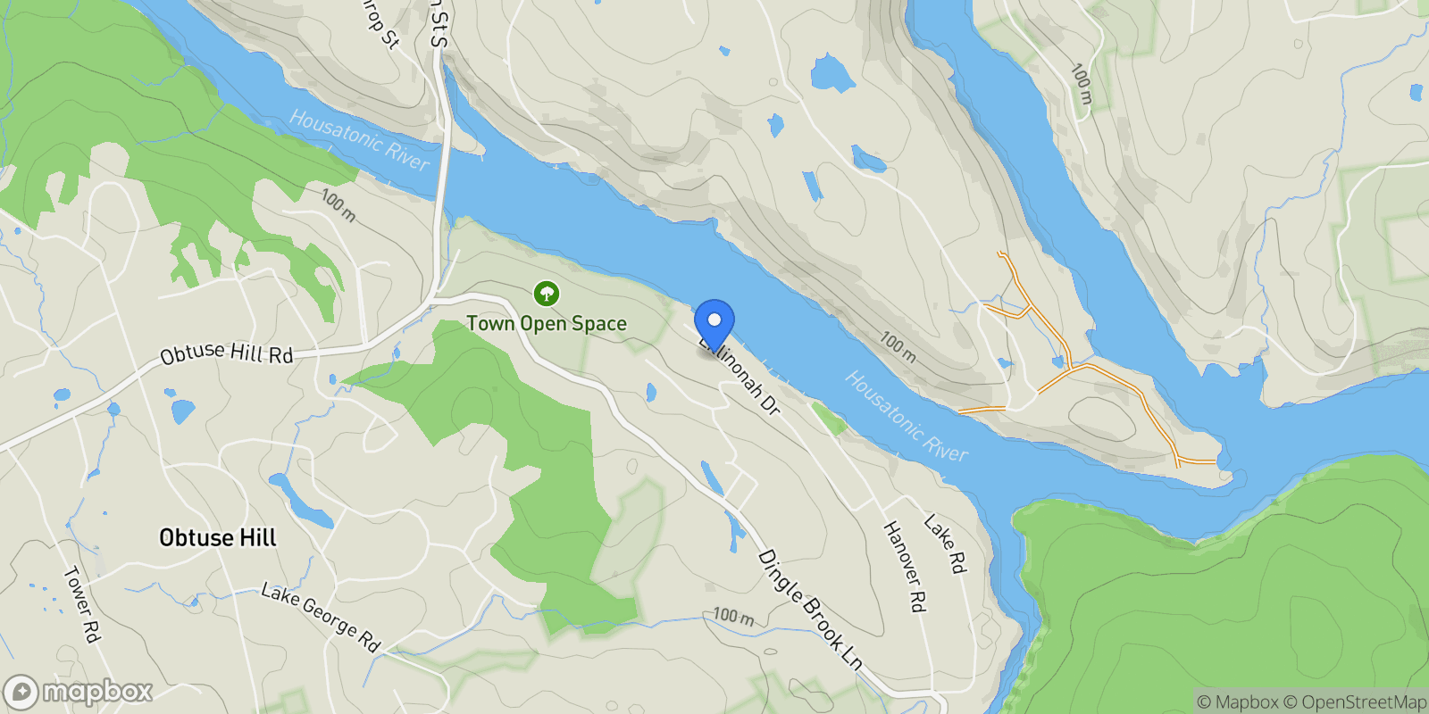 Map showing 21 Lillinonah Drive, Brookfield, CT 06804, Brookfield, Connecticut, United States.