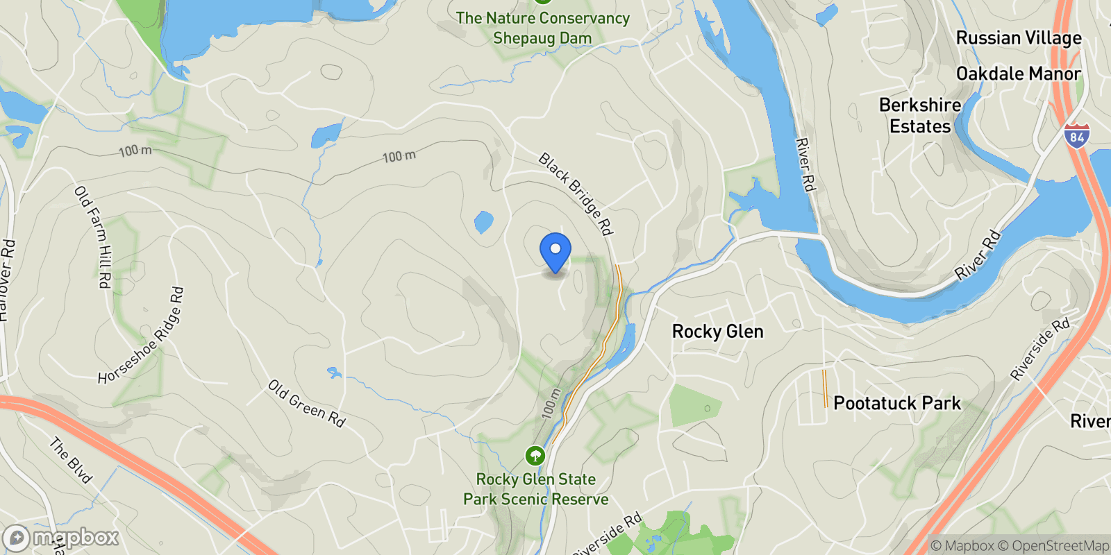 Map showing 5 Antler Pine Road, Newtown, CT 06482, Newtown, Connecticut, United States.
