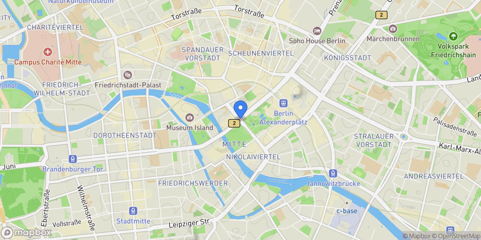 Map showing Berlin, Germany, Berlin, Berlin, Germany.