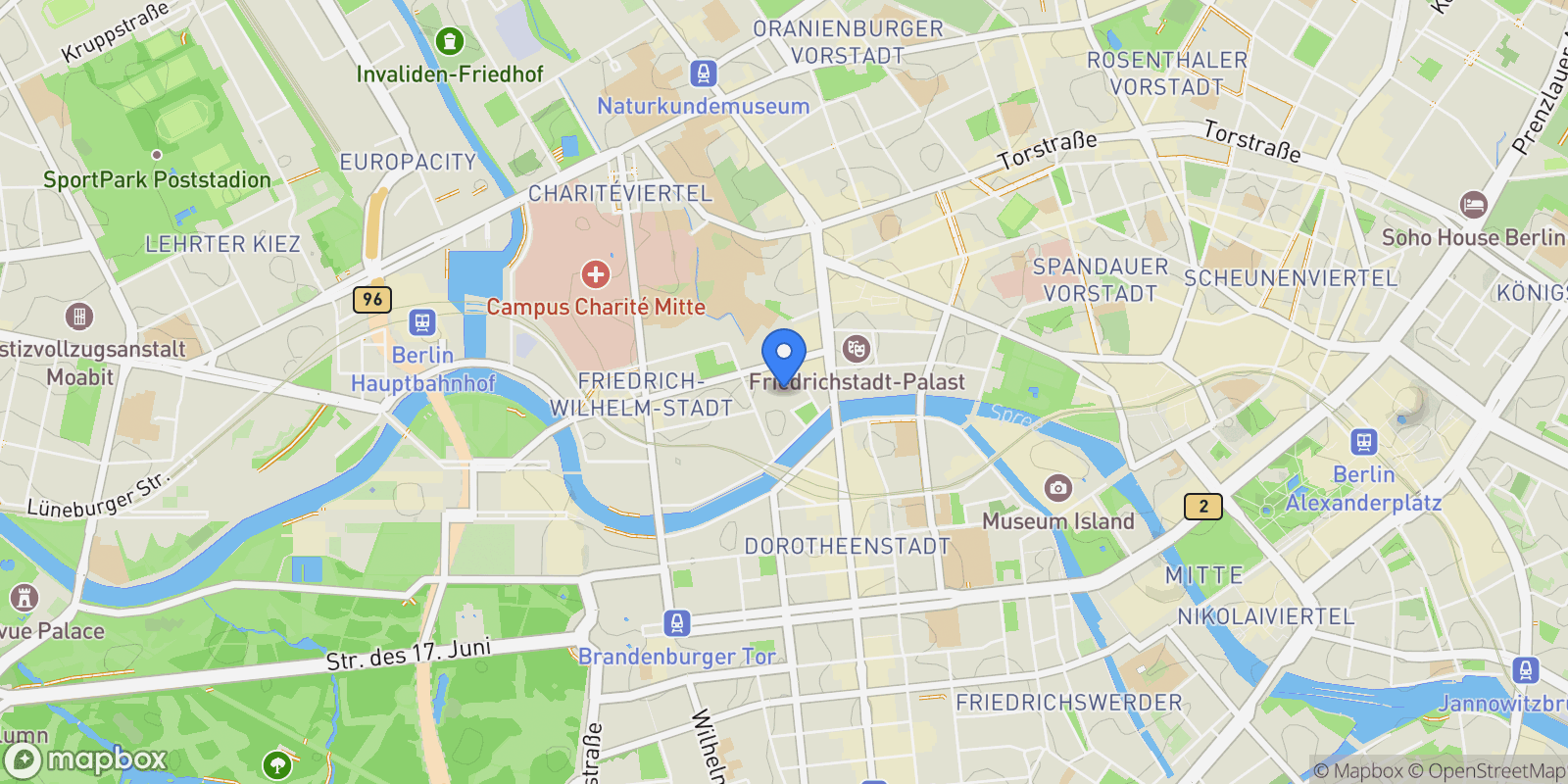 Map showing Am Zirkus 16, 10117 Berlin, Germany, Berlin, Berlin, Germany.
