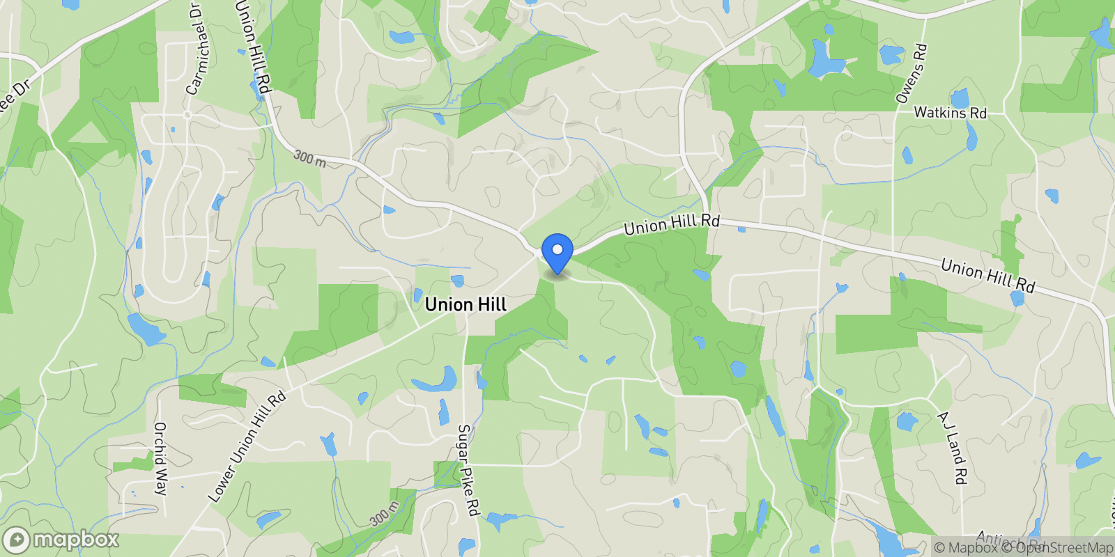 Map showing 1005 Haddie WAY, Milton, Georgia, United States.