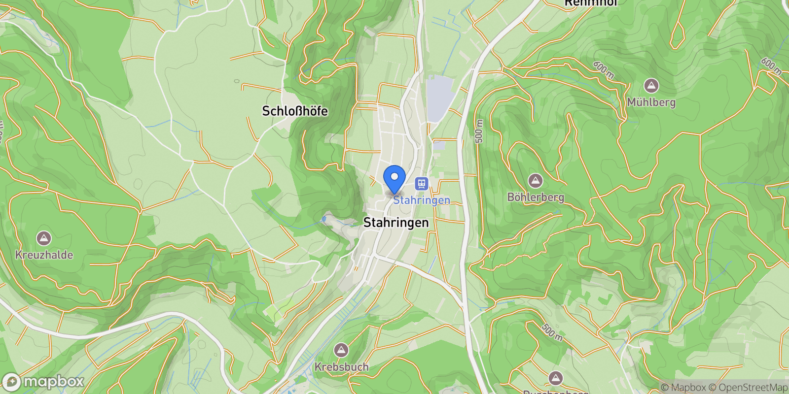Map showing 78315 Radolfzell-Stahringen, Germany, Radolfzell, Baden-Württemberg, Germany.