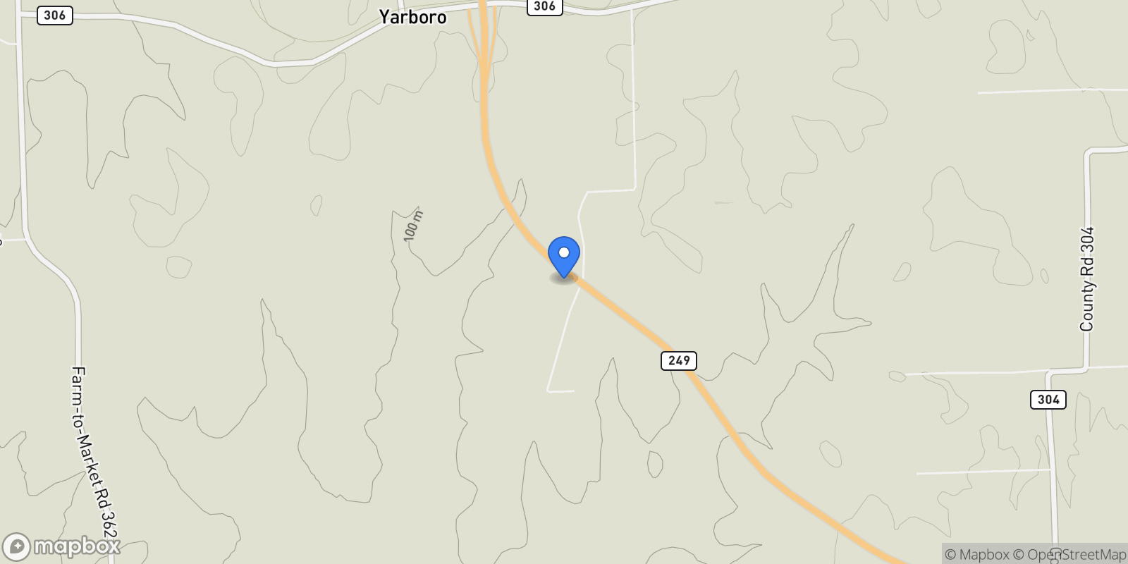 Map showing 12794 County Road 307, Navasota, TX 77868, Navasota, Texas, United States.