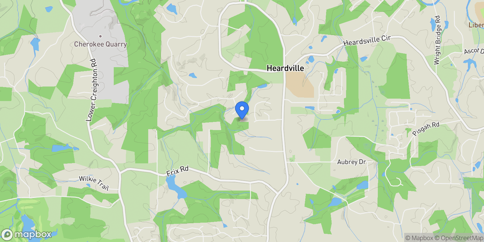 Map showing 6960 Worley Road, Cumming, Georgia, United States.