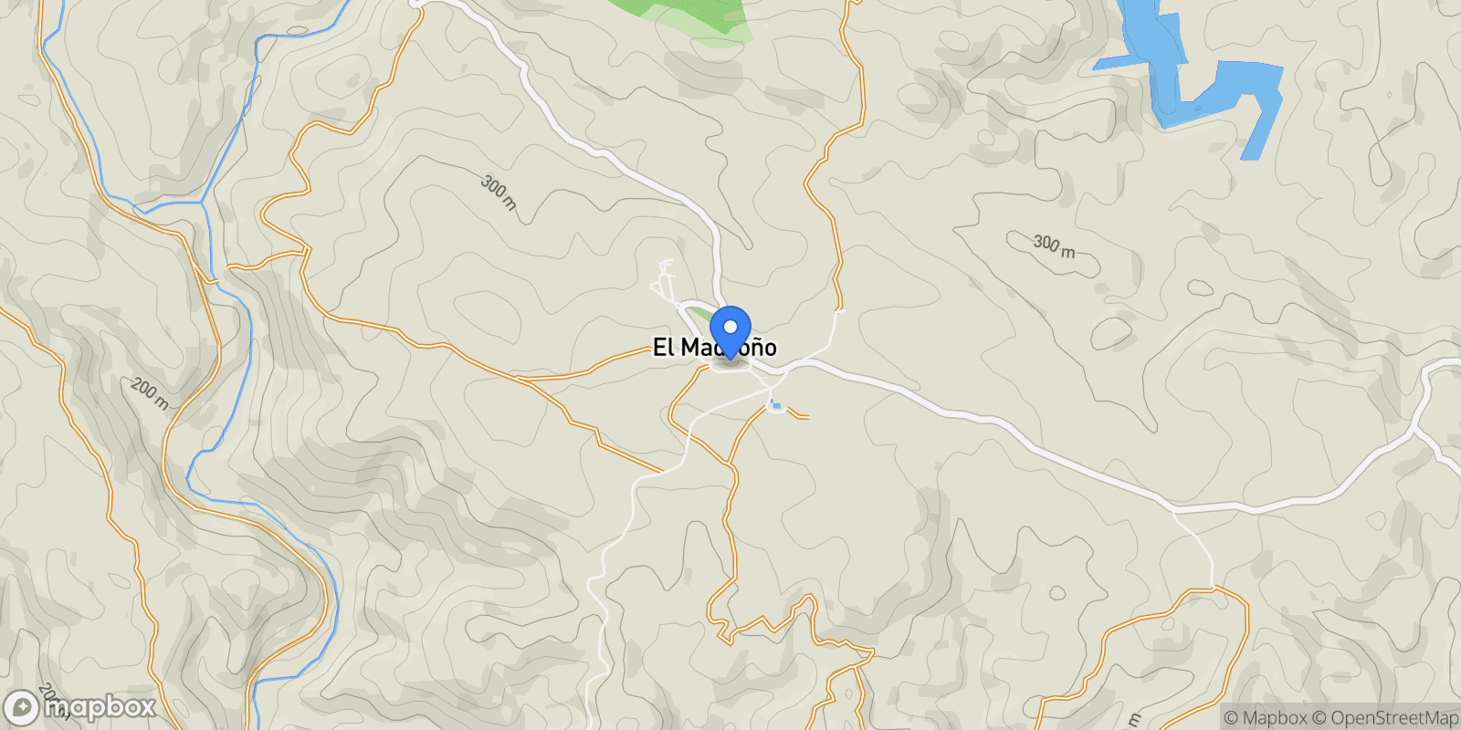 Map showing El Madroñal, Málaga, El Madroñal, El Madrono, Andalusia, Spain.