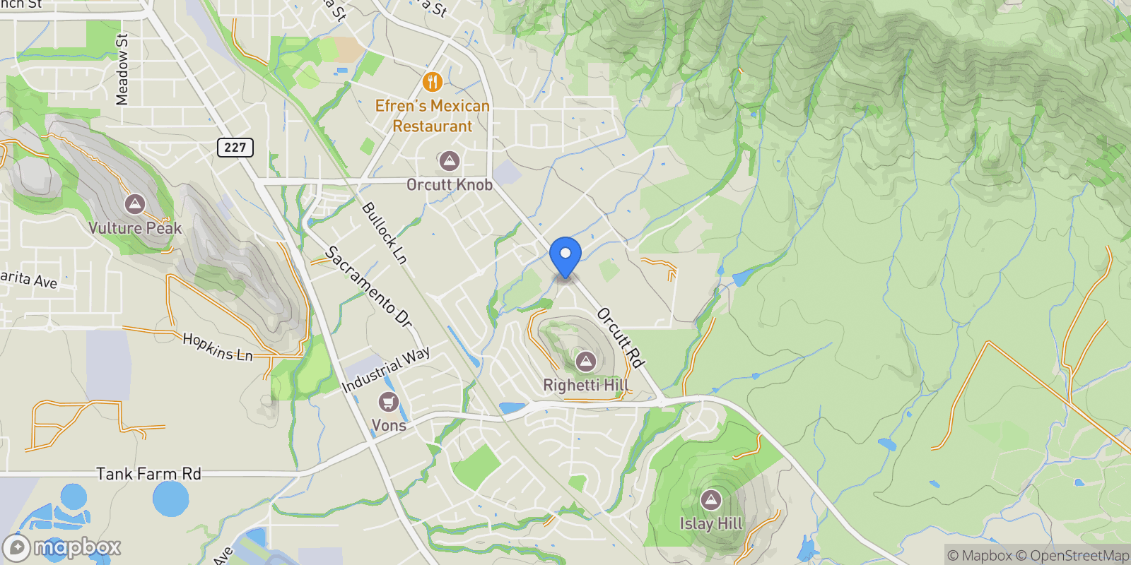 Map showing 1458 Parsons Way, San Luis Obispo, CA 93401, San Luis Obispo, California, United States.