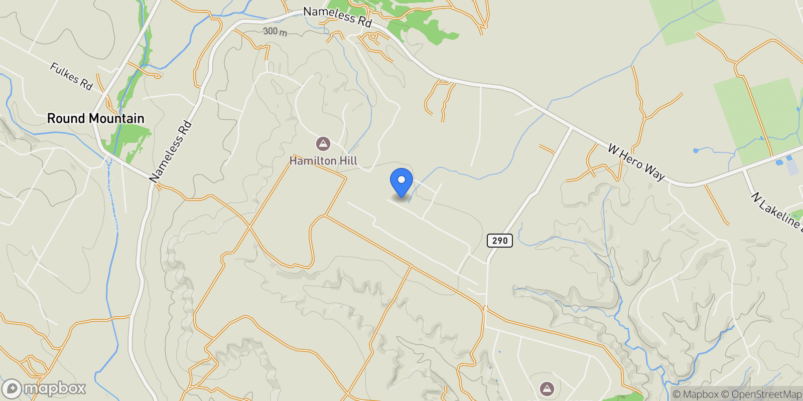 Map showing 500 Hidden Mesa, Leander, Texas, United States.