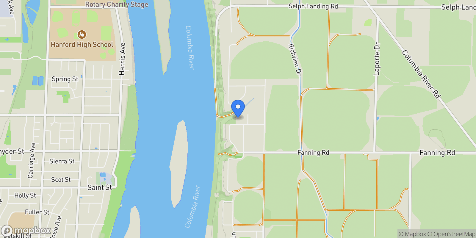 Map showing 164 Charolais Trail, Pasco, WA 99301, Pasco, Washington, United States.