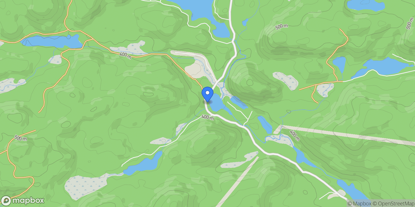 Map showing 2582 Ch. du Lac-des-Trois-Frères, Saint-Adolphe-d'Howard, Quebec, Canada.