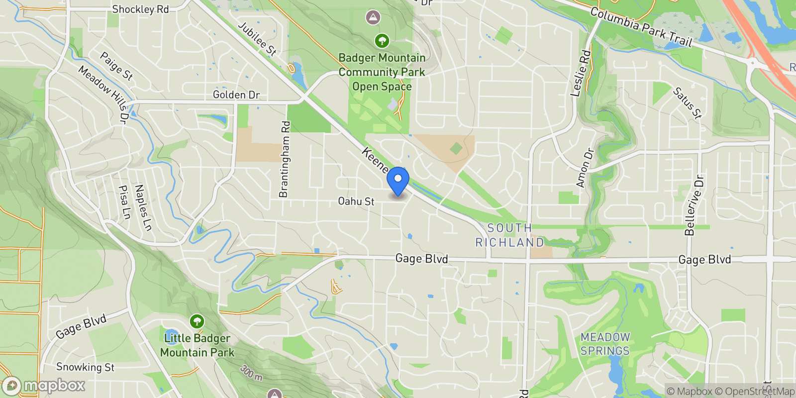 Map showing 324 Saint St, Richland, WA 99352, Richland, Washington, United States.