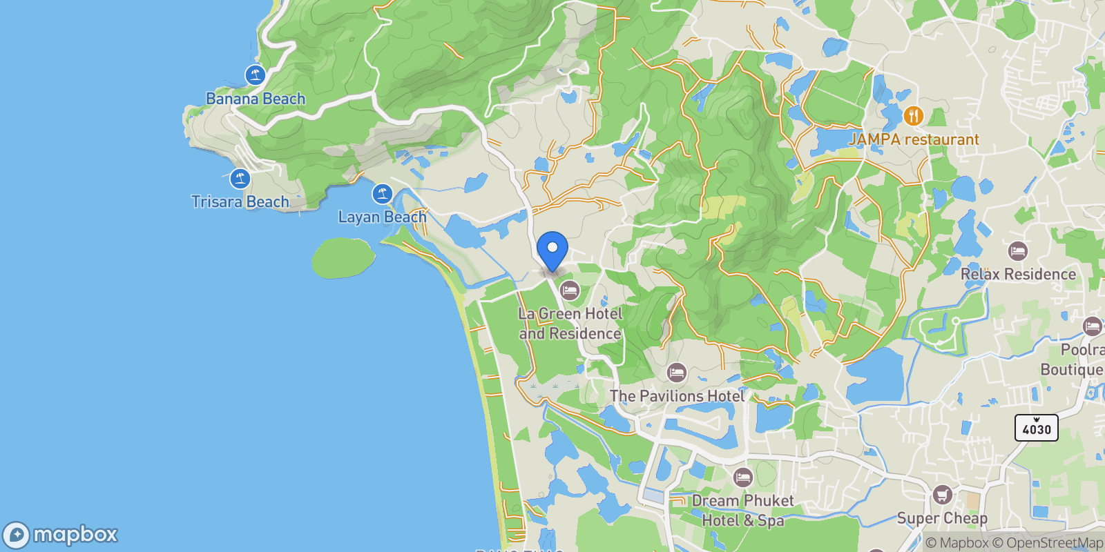 Map showing 51 Cherngtalay, Moo.6 Lotus Gardens Condominium, ตำบลเชิงทะเล อำเภอถลาง ภูเก็ต 83110, Thailand, Choeng Thale, Phuket, Thailand.