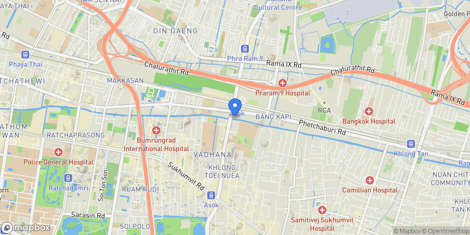Map showing ห้องเลขที่ 1788/1, New Petchaburi Rd, Khwaeng Bang Kapi, Khet Huai Khwang, Krung Thep Maha Nakhon 10310, Thailand, Bangkok, Krung Thep Maha Nakhon, Thailand.
