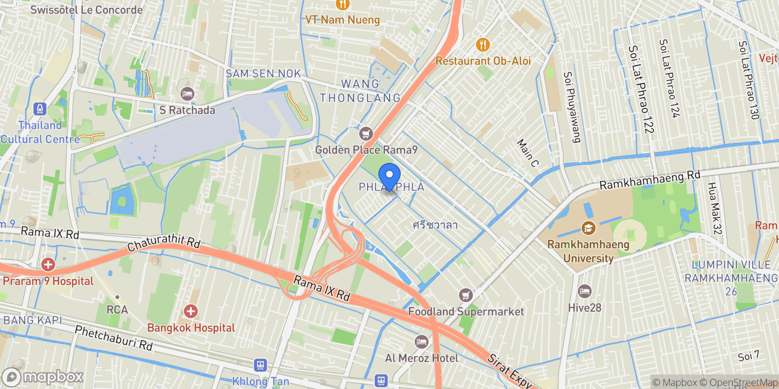 Map showing 289 Soi Ramkhamhaeng 21, Khwaeng Phlabphla, Khet Wang Thonglang, Krung Thep Maha Nakhon 10310, Thailand, Phlabphla, Bangkok, Thailand.