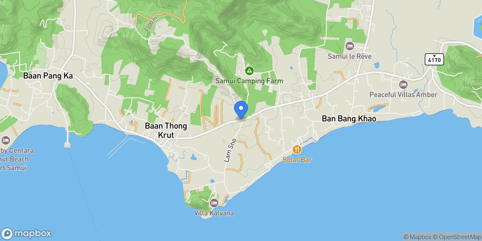 Map showing 149/55, Moo 3 Na Mueang Koh Samui Chang Wat Surat Thani 84140, Thailand, Koh Samui, Surat Thani, Thailand.