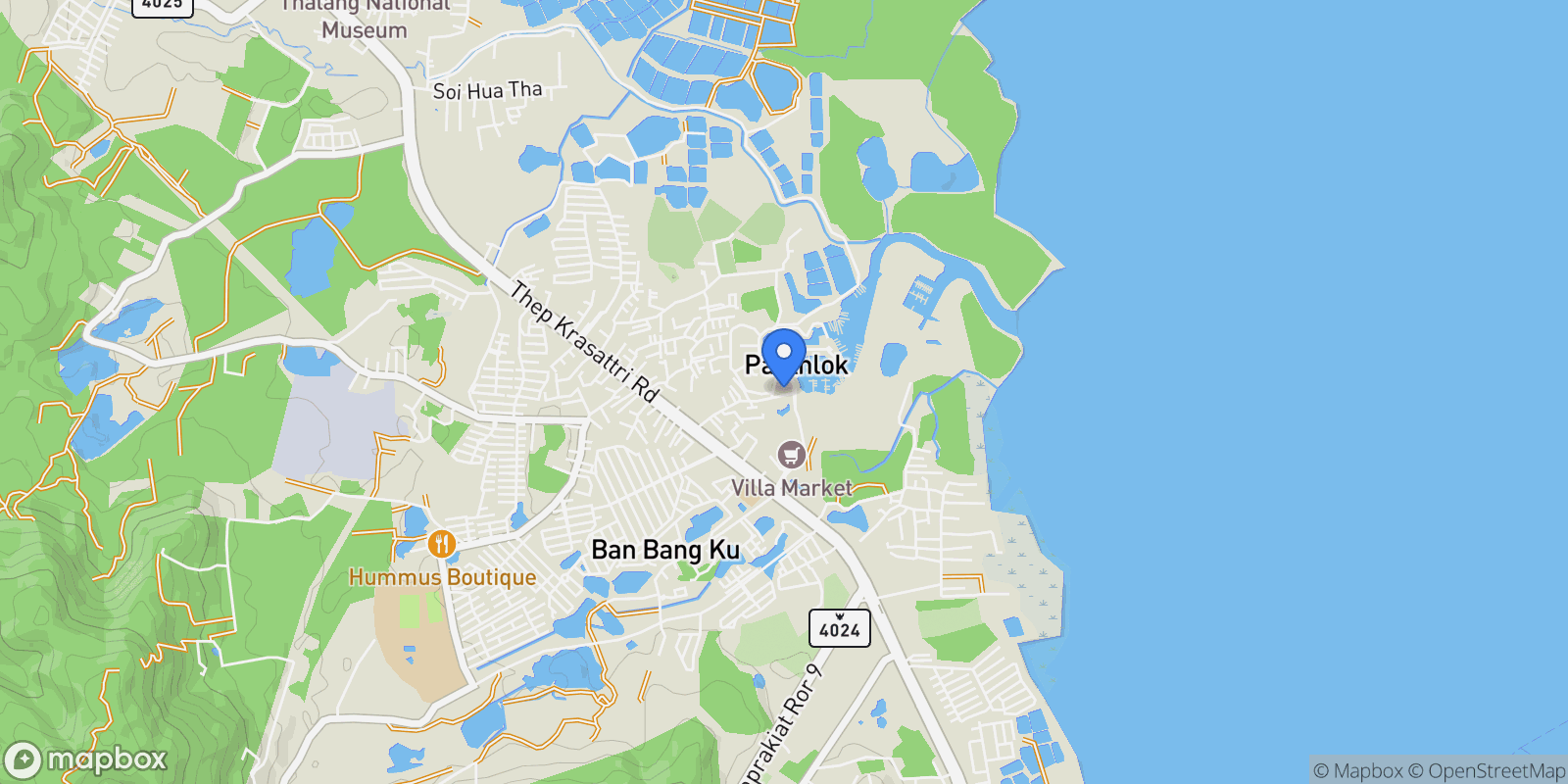Map showing 22/22 Kohkaew B. Muang, Mueang, Phuket, ภูเก็ต 83000, Thailand, Ko Kaeo, Phuket, Thailand.