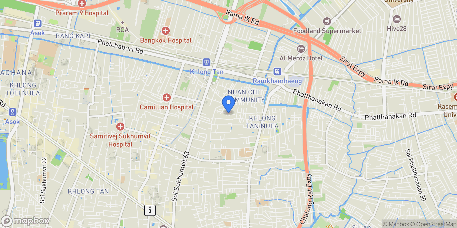 Map showing 96, 14-21 Soi Ekkamai 22, Khwaeng Khlong Tan Nuea, Watthana, Krung Thep Maha Nakhon 10110, Thailand, Bangkok, Krung Thep Maha Nakhon, Thailand.