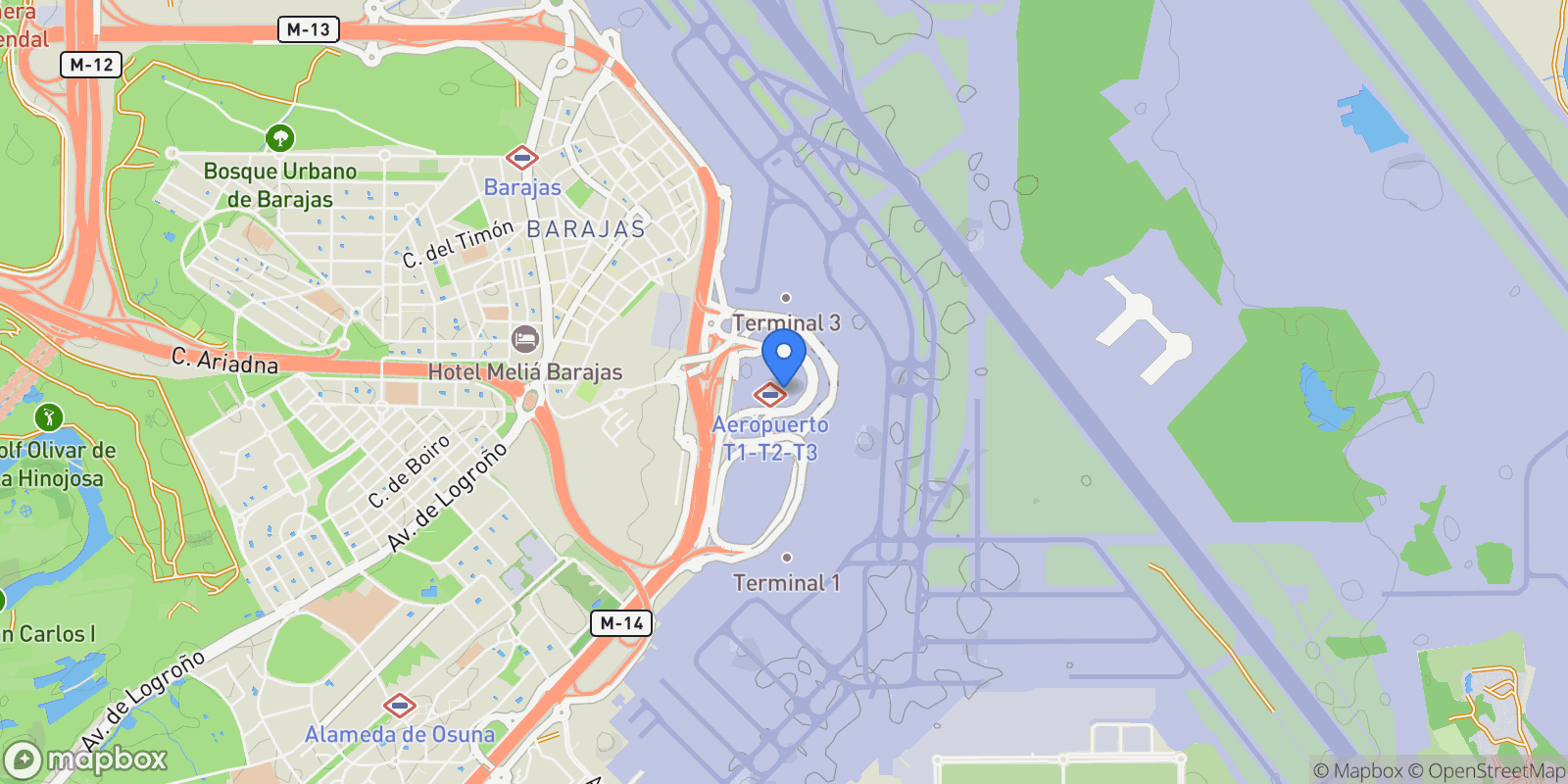 Map showing Hortaleza, Madrid, Madrid, Madrid, Barajas, Madrid, Spain.