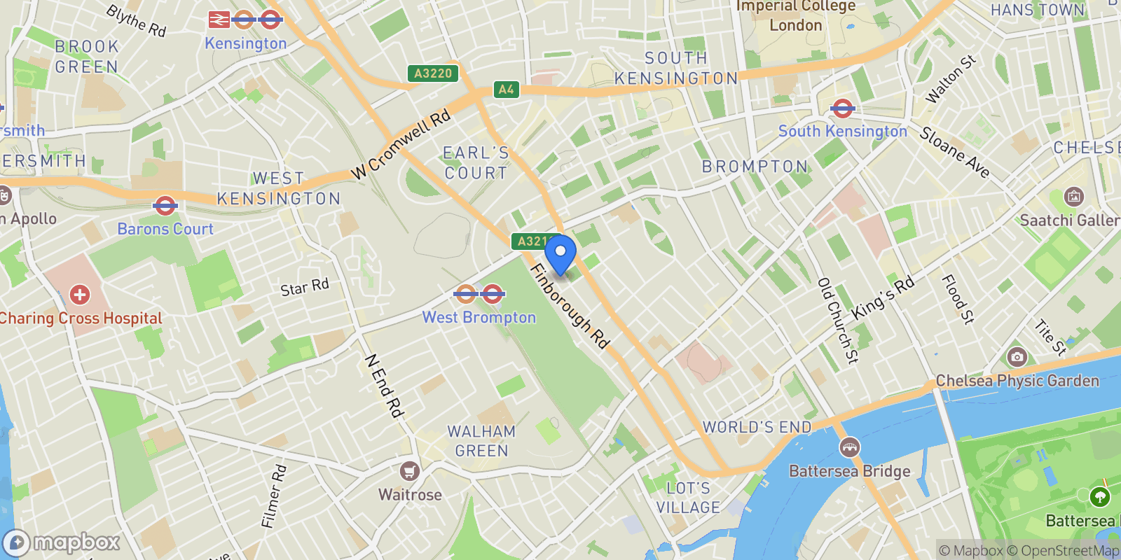 Map showing Gledhow Gardens, London, England, United Kingdom.