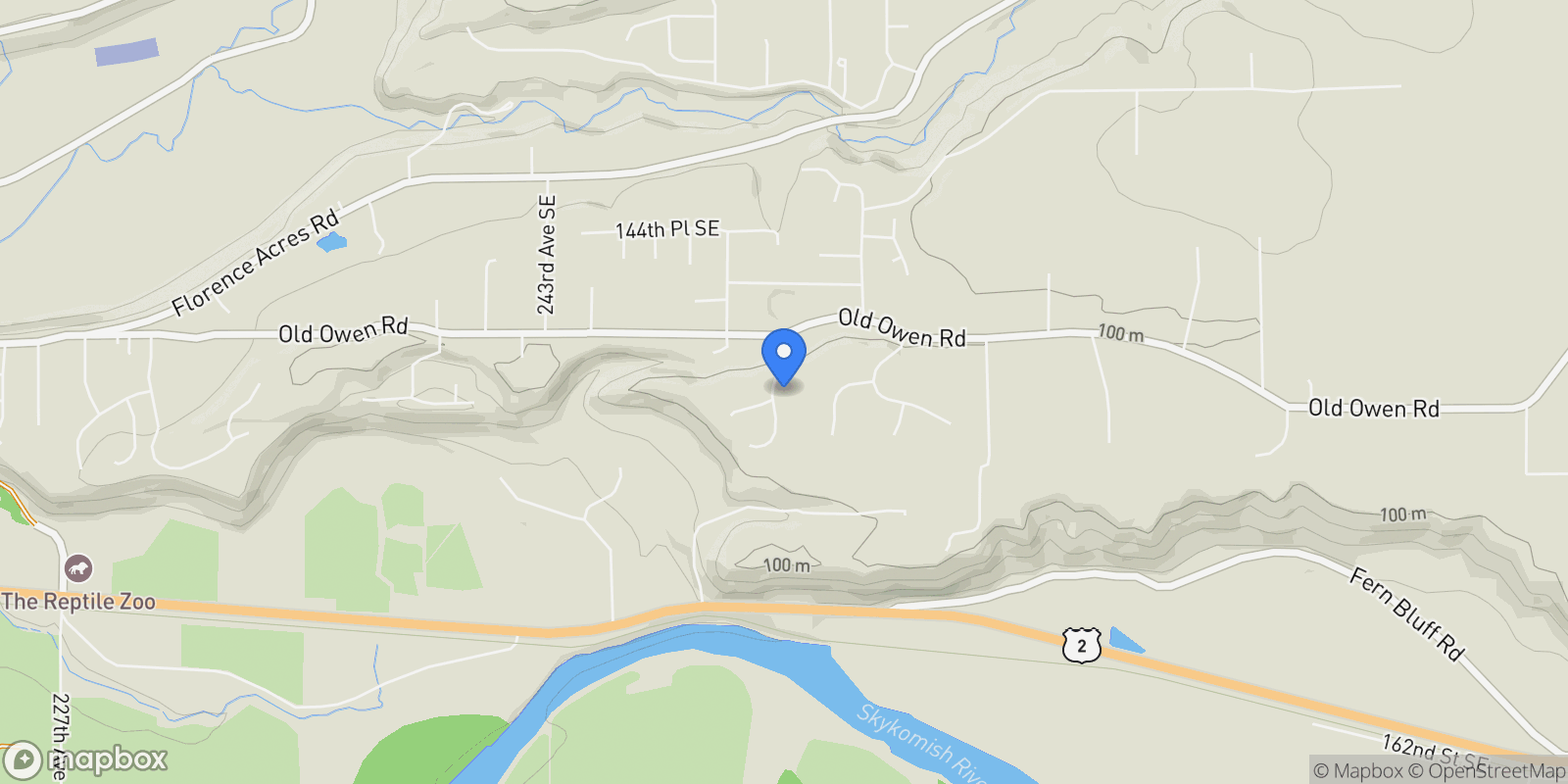 Map showing 14917 250th Dr SE , Monroe, WA 98272, Monroe, Washington, United States.