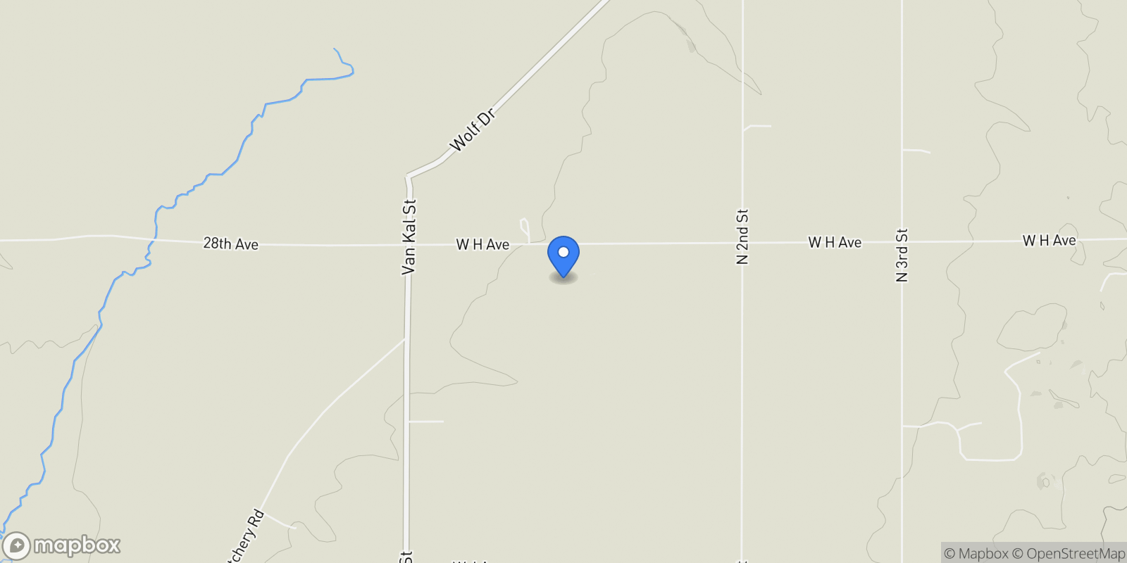 Map showing 10463 West H Avenue, Kalamazoo, MI 49009, Kalamazoo, Michigan, United States.