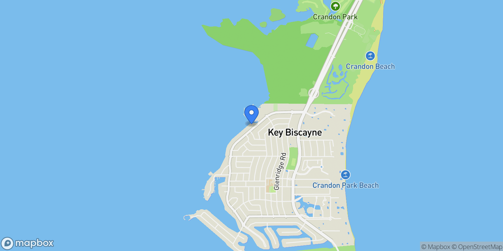 Map showing 200 Harbor Dr, Key Biscayne, FL 33149, Key Biscayne, Florida, United States.